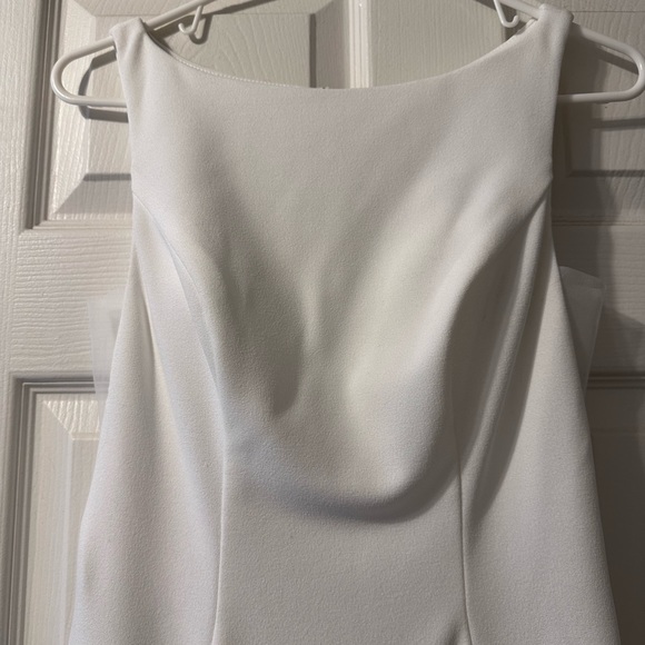 Azazie bridal dress, mesh cutout size 6 - Picture 2 of 15